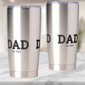 Dad Established New Mom Gift Insulated Thermobecher
