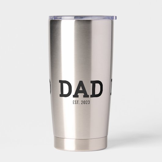 Dad Established New Mom Gift Insulated Thermobecher (Links)
