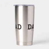 Dad Established New Mom Gift Insulated Thermobecher (Rechts)