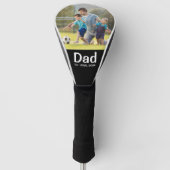 Dad Established Photo  Golf Headcover (Vorderseite)