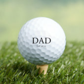'Dad' Established Pregnancy Announcement Keepsake  Golfball (Insitu T-Shirt)
