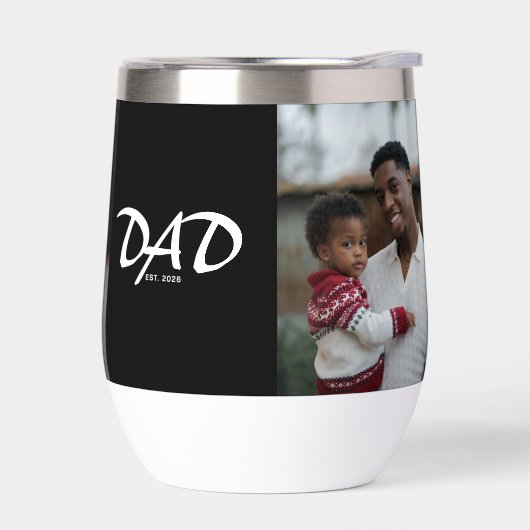 Dad Established Schrift Schwarz 2 Foto (Links)