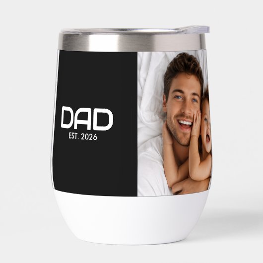 Dad Established Schrift Schwarz 2 Foto (Links)