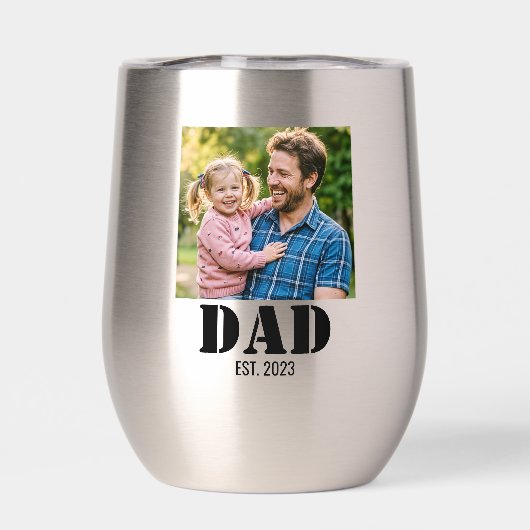 Dad Established Simple Bold Black Font (Rückseite)