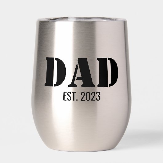 Dad Established Simple Bold Black Font (Rückseite)