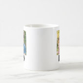 Dad Established Simple Bold Black Font Kaffeetasse (Mittel)