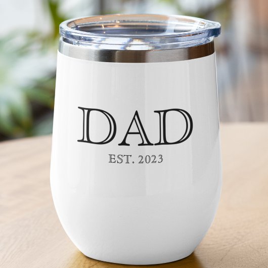 Dad Established Simple Modern Father