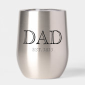 Dad Established Simple Modern Father (Rückseite)