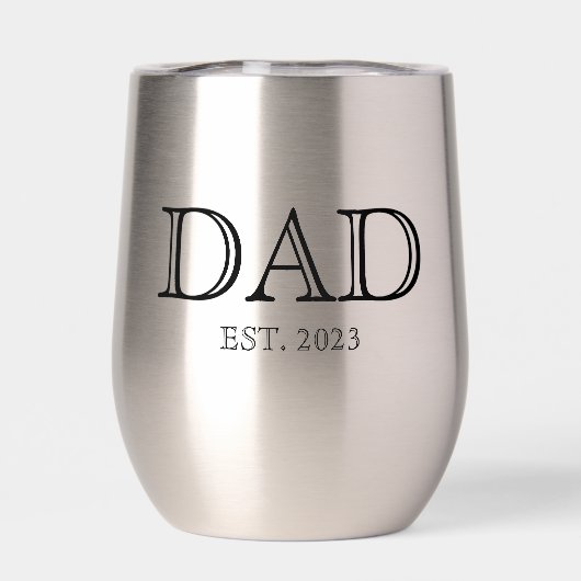 Dad Established Simple Modern Father (Rückseite)