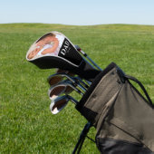 Dad etabliert Schwarz Foto Golf Headcover (In SItu)