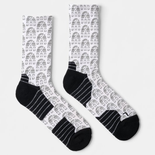Dad Ever: Fatherhood as an Antique Visual Emotion Socken (Rechts)
