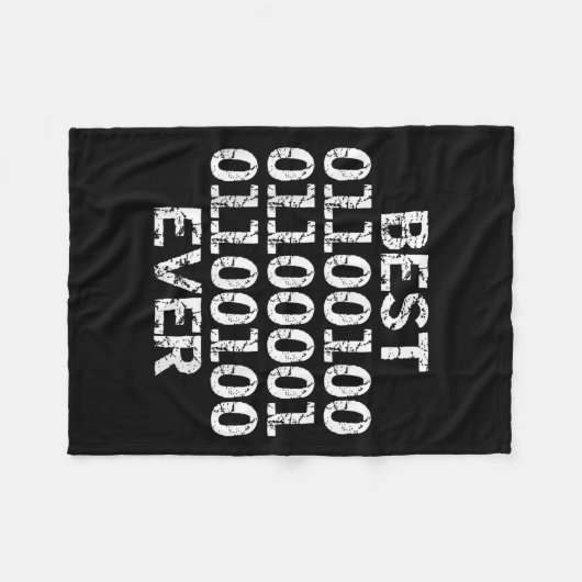 Dad Ever In Binary Code Software Engineer Father G Fleecedecke (Vorderseite (Horizontal))