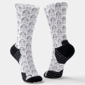 Dad Ever: Vaterschaft als eine alte visuelle Emoti Socken (Gewinkelt)