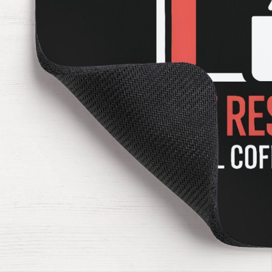 Dad.exe Coffee Not Responding Programmer Desk Mousepad (Ecke)