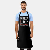 Dad.exe Kaffee Geladen Reagiert Nicht Grillend Schürze (Getragen)