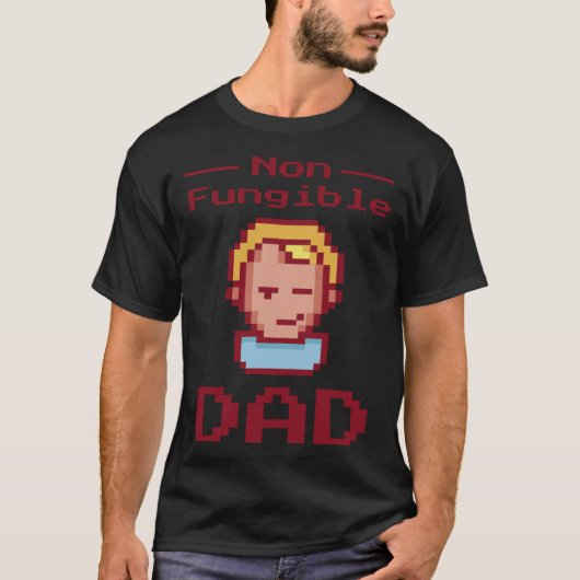 Dad Father NFT Non Fungible Token T-Shirt (Vorderseite)