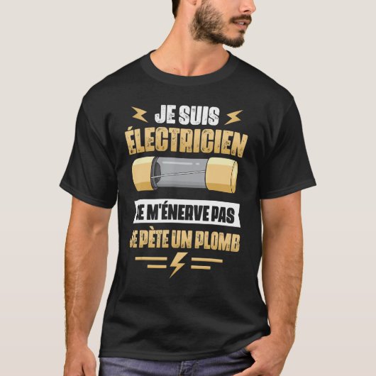 Dad  Fathers Day Electrician  Idea T-Shirt (Vorderseite)