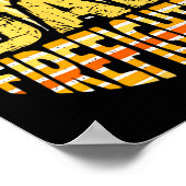 Dad Firefighter Fireman Gift Proud Firefighter Quo Poster (Ecke)