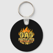 Dad Firefighter Fireman Gift Proud Firefighter Quo Schlüsselanhänger (Vorderseite)
