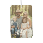 Dad-Foto eingerichtet Autolufterfrischer (Vorderseite)