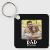 Dad-Foto etabliert Schlüsselanhänger (Vorderseite)