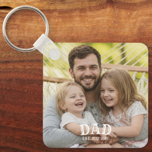 Dad-Foto etabliert Schlüsselanhänger