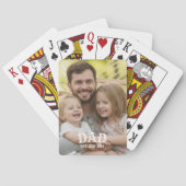 Dad-Foto etabliert Spielkarten (Rückseite)