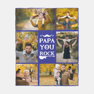 Dad Foto individuell anpassbare Decke mit Namen de