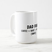 DAD FUEL-MUG KAFFEETASSE (Vorderseite Links)