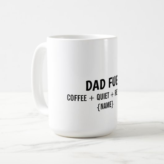 DAD FUEL-MUG KAFFEETASSE (Vorderseite Links)