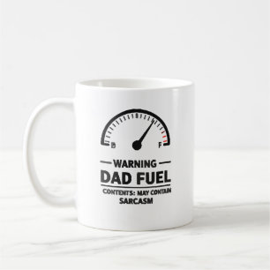 Dad Fuel – Sarkasmus-Warnung Kaffeetasse