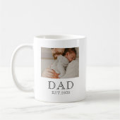Dad gegründet 2 Foto Kaffeetasse (Links)