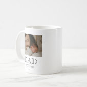 Dad gegründet 2 Foto Kaffeetasse (Vorderseite Links)