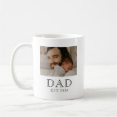 Dad gegründet 2 Foto Kaffeetasse (Links)