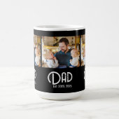 Dad gegründet 3 Foto Grunge Text Kaffeetasse (Mittel)