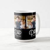 Dad gegründet 3 Foto Grunge Text Kaffeetasse (VorderseiteRechts)