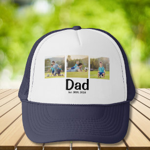 Dad Gegründet 3 Foto Truckerkappe