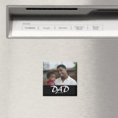 Dad Gegründet Foto-Geschenkmagnet Magnet (In Situ (Geschirrspüler))