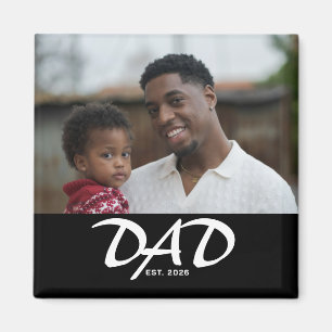 Dad Gegründet Foto-Geschenkmagnet Magnet