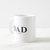 Dad gegründet Neues Dad-Geschenk Kaffeetasse (Vorderseite Links)