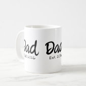 Dad gegründet neues Dad-Geschenk Kaffeetasse (Vorderseite Links)