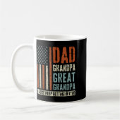 Dad Grandpa Great Grandpa Kaffeetasse (Links)
