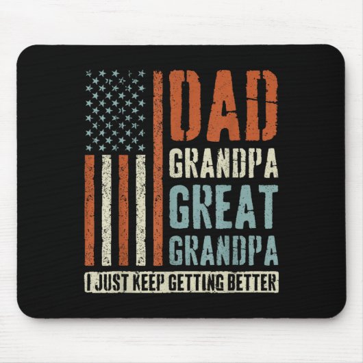 Dad Grandpa Great Grandpa Mousepad (Vorne)