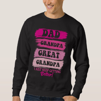 Dad Grandpa Great Grandpa Vintage Father's Day Sweatshirt