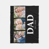 Dad gründete den Vatertag 3 Bild Fleecedecke (Vorderseite)