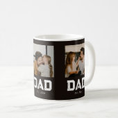 Dad hat Black Fun 3 Foto eingerichtet Kaffeetasse (VorderseiteRechts)