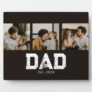 Dad hat Black Fun 3 Foto gegründet Fotoplatte