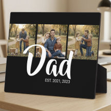 Dad hat elegantes schwarzes Skript 3 Foto eingeric