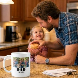 Dad hat fette schwarze Schrift 3 Fotos Kaffeetasse