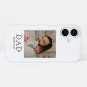 Dad hat Foto gegründet iPhone 16 Hülle (Rückseite (Horizontal))